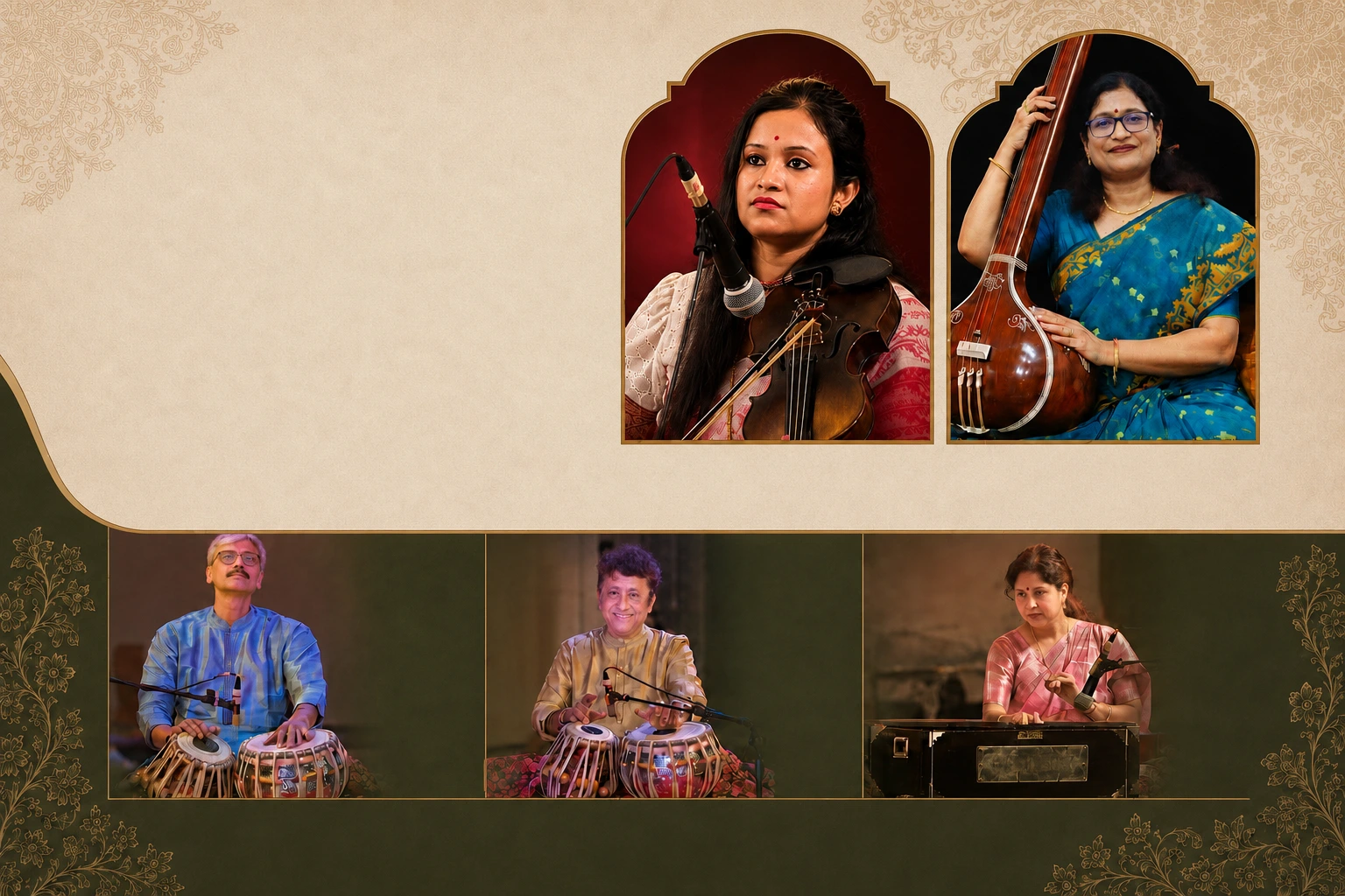 Hindola Sinha and Nabanita Mandal's solo Wednesday Recitals