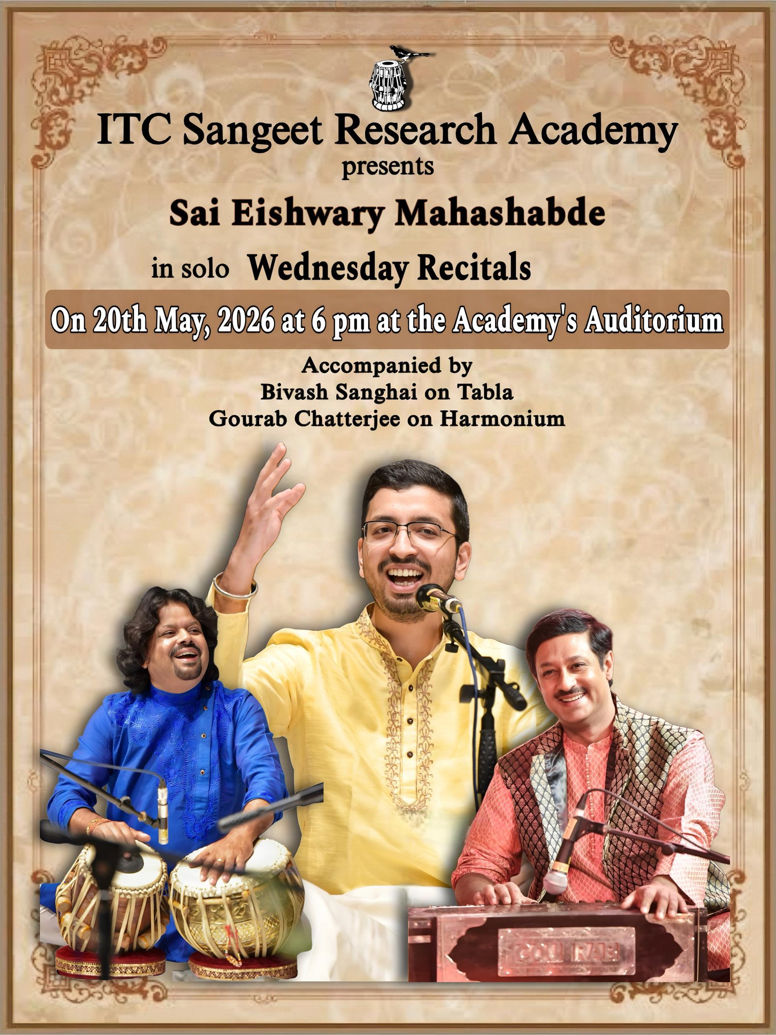 Sai Eishwary Mahashabde (Vocal) | Bivash Sanghai (Tabla) | Gourab Chatterjee (Harmonium)