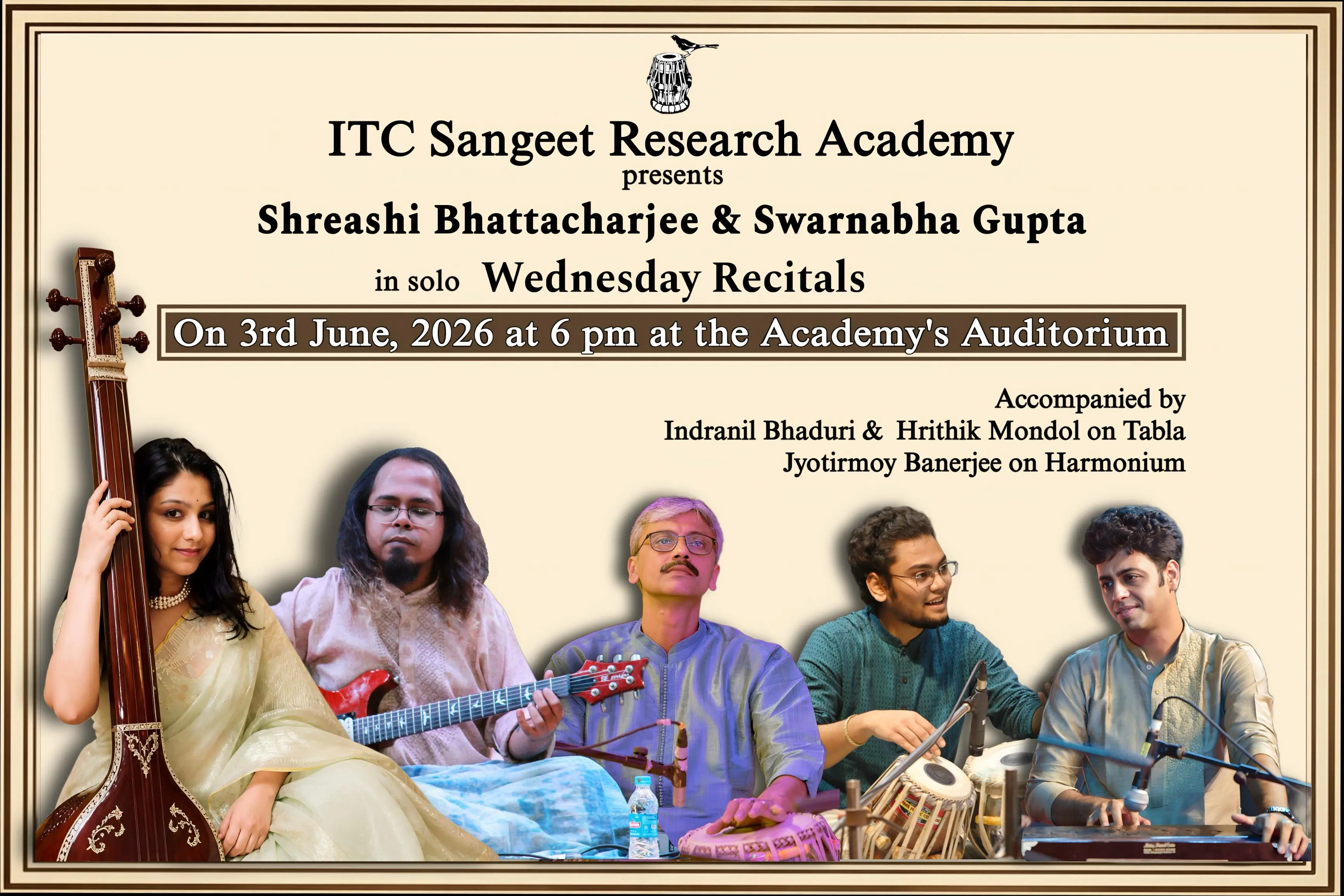 Shreashi Bhattacharjee (Vocal) | Swarnabha Gupta (Electric Guitar) | Wednesday Recital