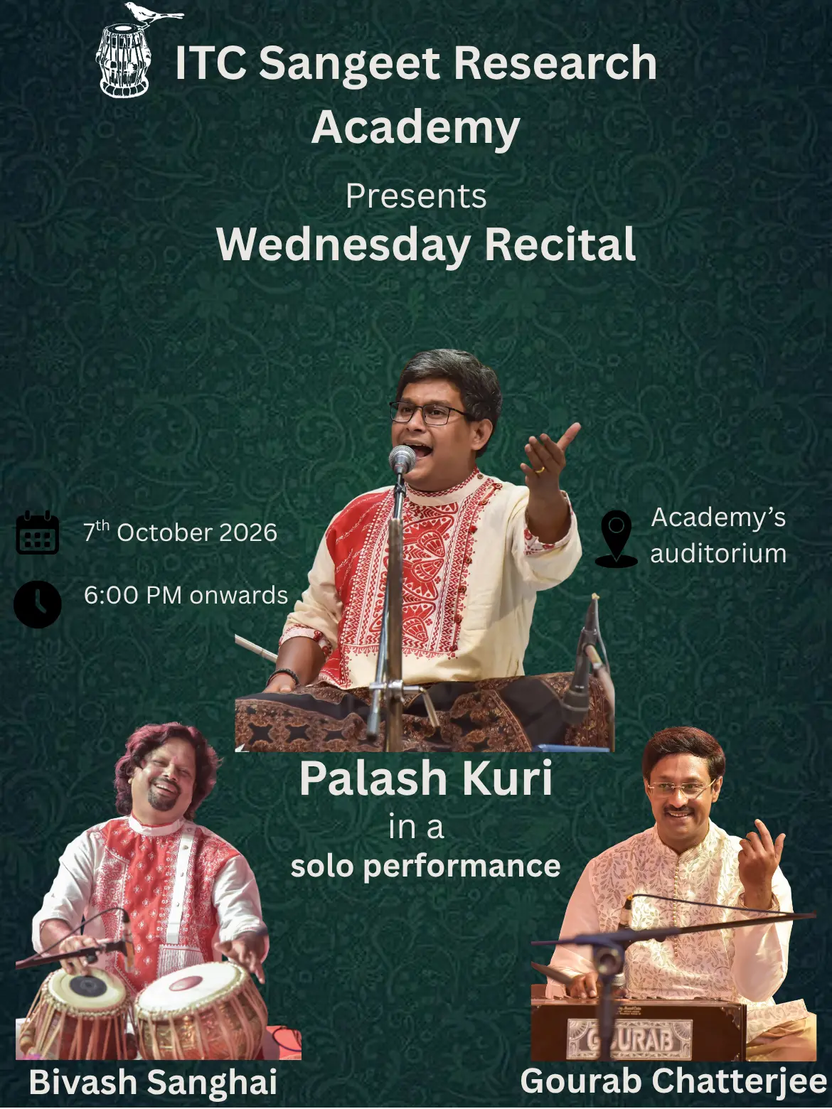 Palash Kuri (Vocal) | Bivash Sanghai (Tabla) | Gourab Chatterjee (Harmonium)